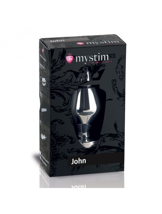 Анальная втулка для электростимуляции John - 10,5 см. - MyStim - купить с доставкой в Благовещенске