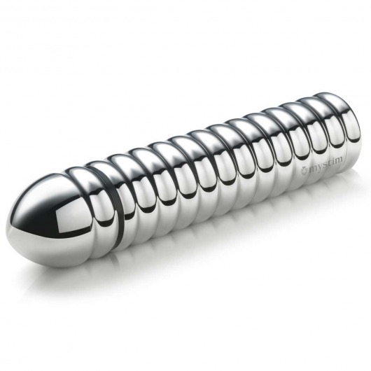 Рельефный фаллос для интенсивного электросекса Groovey George - 20 см. - MyStim - купить с доставкой в Благовещенске