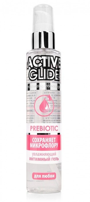 Увлажняющий интимный гель Active Glide Prebiotic - 100 гр. - Биоритм - купить с доставкой в Благовещенске