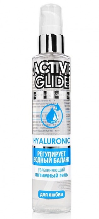 Увлажняющий интимный гель Active Glide Hyaluronic - 100 гр. - Биоритм - купить с доставкой в Благовещенске