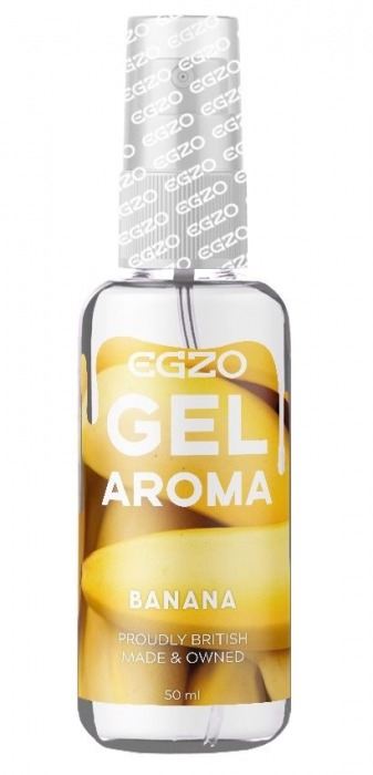 Интимный лубрикант EGZO AROMA с ароматом банана - 50 мл. - EGZO - купить с доставкой в Благовещенске