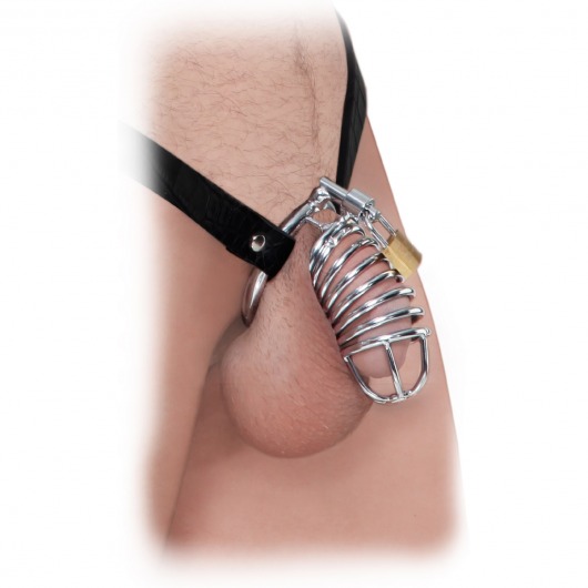 Кольцо верности Extreme Chastity Belt с фиксацией головки - Pipedream - купить с доставкой в Благовещенске