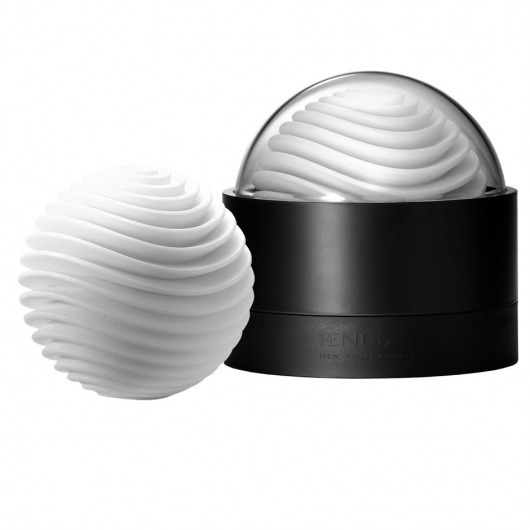 Белый мастурбатор Tenga Geo Aqua - Tenga - в Благовещенске купить с доставкой