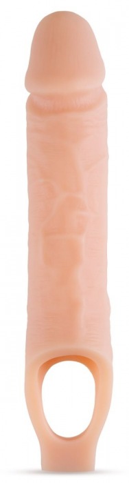 Телесный реалистичный фаллоудлинитель 10 Inch Silicone Cock Sheath Penis Extender - 25,4 см. - Blush Novelties - в Благовещенске купить с доставкой