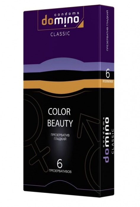 Разноцветные презервативы DOMINO Colour Beauty - 6 шт. - Domino - купить с доставкой в Благовещенске