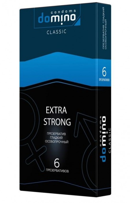 Суперпрочные презервативы DOMINO Extra Strong - 6 шт. - Domino - купить с доставкой в Благовещенске