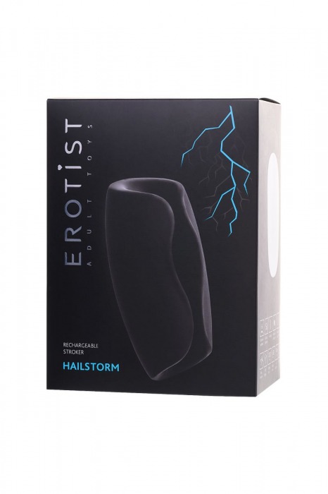 Черно-белый перезаряжаемый мастурбатор Erotist Hailstorm - Erotist Adult Toys - в Благовещенске купить с доставкой