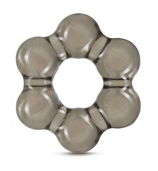 Дымчатое эрекционное кольцо Stay Hard Thick Bead Cock Ring - Blush Novelties - в Благовещенске купить с доставкой