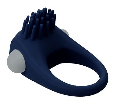 Синее эрекционное виброкольцо STIMU RING - Dream Toys - в Благовещенске купить с доставкой