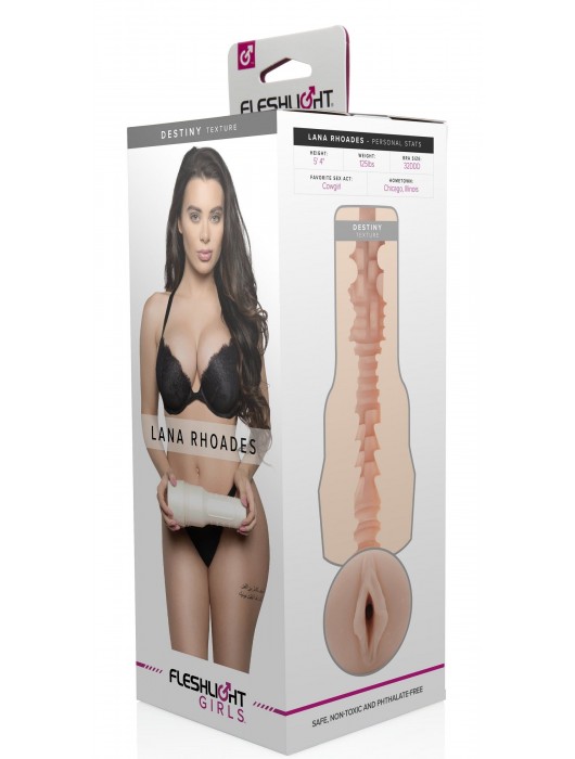 Мастурбатор-вагина Fleshlight Girls - Lana Rhoades Destiny - Fleshlight - в Благовещенске купить с доставкой