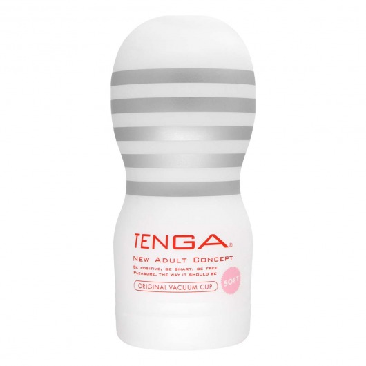Мастурбатор TENGA Original Vacuum Cup Soft - Tenga - в Благовещенске купить с доставкой