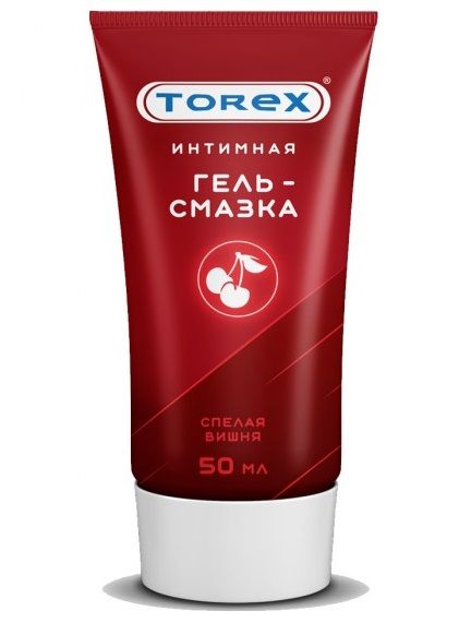 Смазка на водной основе TOREX  Спелая вишня  - 50 мл. - Torex - купить с доставкой в Благовещенске