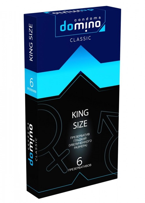 Презервативы увеличенного размера DOMINO Classic King size - 6 шт. - Domino - купить с доставкой в Благовещенске