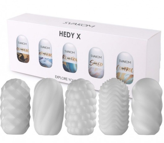 Набор из 5 мастурбаторов Hedy X5 Mixed - Svakom - в Благовещенске купить с доставкой