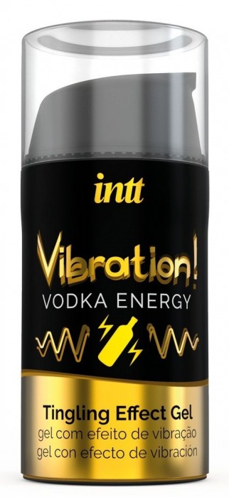 Жидкий интимный гель с эффектом вибрации Vibration! Vodka Energy - 15 мл. - INTT - купить с доставкой в Благовещенске