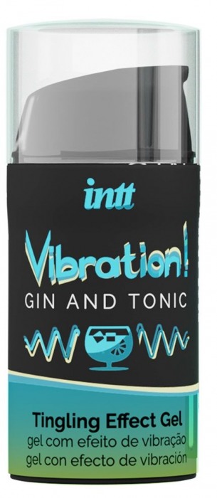 Жидкий интимный гель с эффектом вибрации Vibration! Gin   Tonic - 15 мл. - INTT - купить с доставкой в Благовещенске