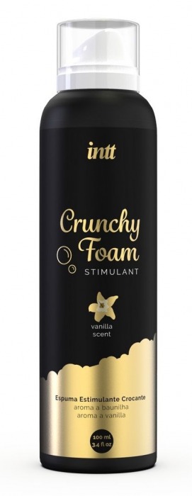 Пенка для массажа Crunchy Foam Stimulant Vanilla - 100 мл. - INTT - купить с доставкой в Благовещенске