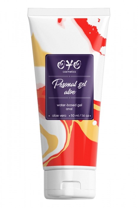 Анальная смазка на водной основе OYO Personal Gel Aloe - 50 мл. - OYO - купить с доставкой в Благовещенске