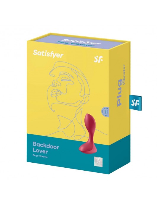 Красный вибромассажёр простаты Satisfyer Backdoor Lover - 14 см. - Satisfyer - в Благовещенске купить с доставкой