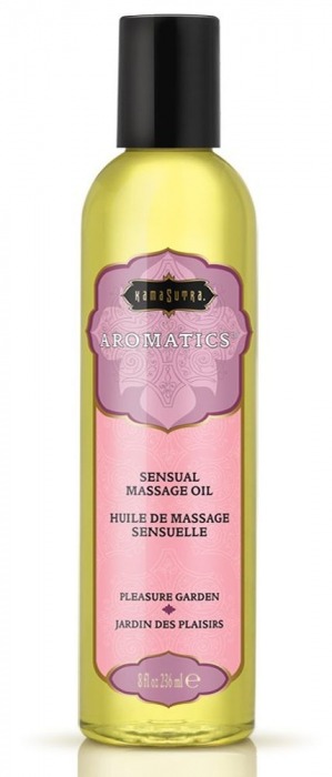 Массажное масло с цветочным ароматом Pleasure Garden - 236 мл. - Kama Sutra - купить с доставкой в Благовещенске