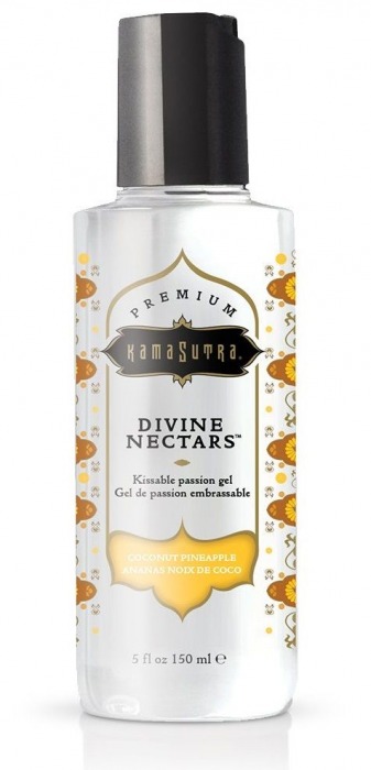 Гель-лубрикант на водной основе Divine Nectars Vanilla с ароматом ванили - 150 мл. - Kama Sutra - купить с доставкой в Благовещенске