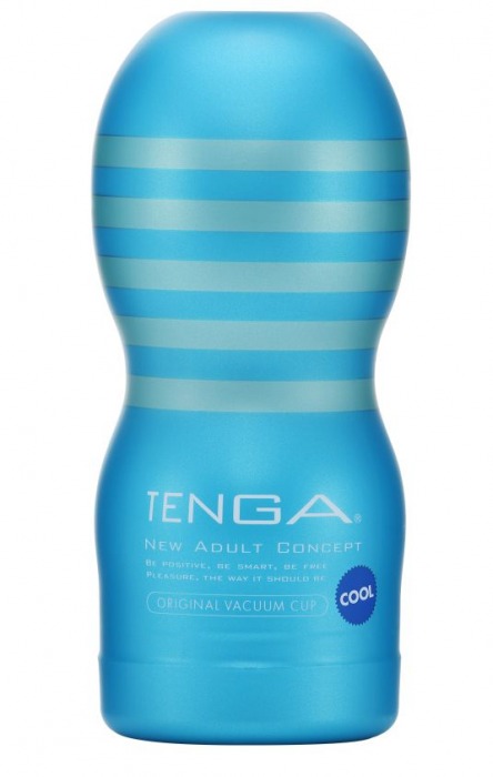 Мастурбатор с охлаждающей смазкой TENGA Original Vacuum Cup Cool - Tenga - в Благовещенске купить с доставкой