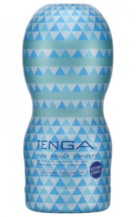 Мастурбатор с охлаждающей смазкой TENGA Original Vacuum Cup Extra Cool - Tenga - в Благовещенске купить с доставкой