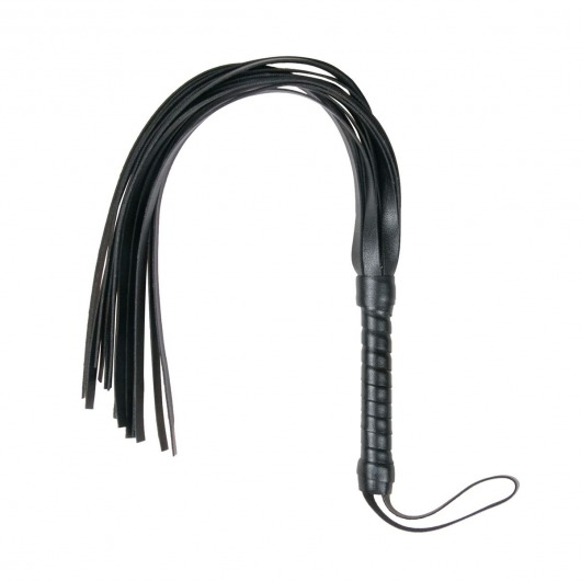 Черный флоггер Flogger Whip - 46 см. - Easy toys - купить с доставкой в Благовещенске