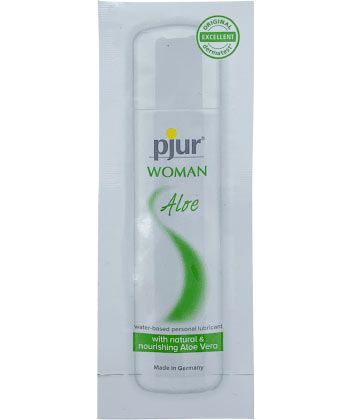 Лубрикант на водной основе pjur WOMAN Aloe - 2 мл. - Pjur - купить с доставкой в Благовещенске