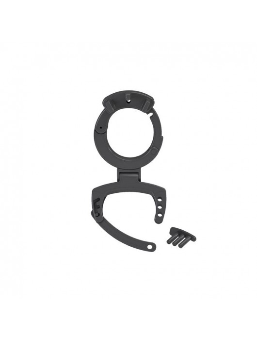 Кольцо с зажимом для мошонки для пояса верности Pubic Enemy - MyStim - купить с доставкой в Благовещенске