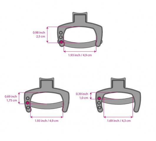 Кольцо с зажимом для мошонки для пояса верности Pubic Enemy - MyStim - купить с доставкой в Благовещенске