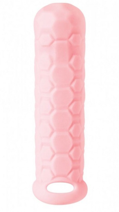 Розовый фаллоудлинитель Homme Long - 15,5 см. - Lola Games - в Благовещенске купить с доставкой