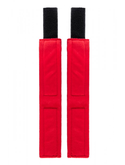 Красно-черные велюровые оковы Anonymo - ToyFa - купить с доставкой в Благовещенске