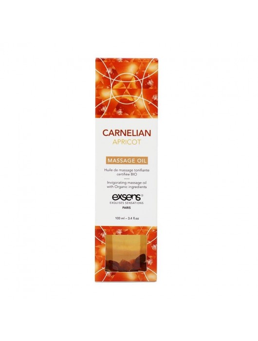 Органическое массажное масло CARNELIAN APRICOT - 100 мл. - Exsens - купить с доставкой в Благовещенске