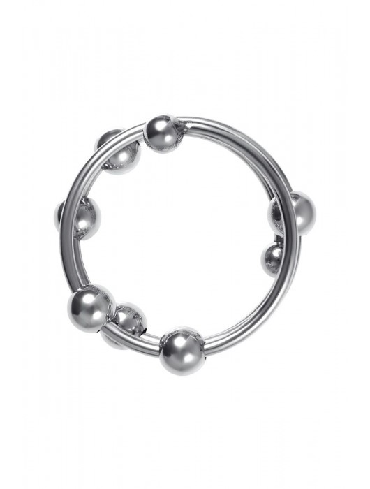 Большое металлическое кольцо под головку пениса - ToyFa - купить с доставкой в Благовещенске