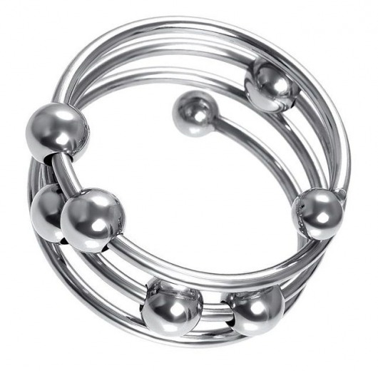Большое металлическое кольцо под головку пениса - ToyFa - купить с доставкой в Благовещенске