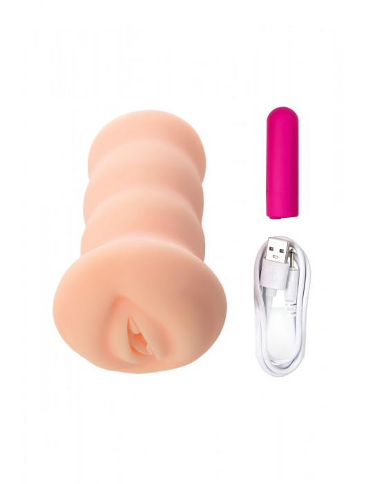 Мастурбатор-вагина Virgin с вибрацией - KOKOS - в Благовещенске купить с доставкой