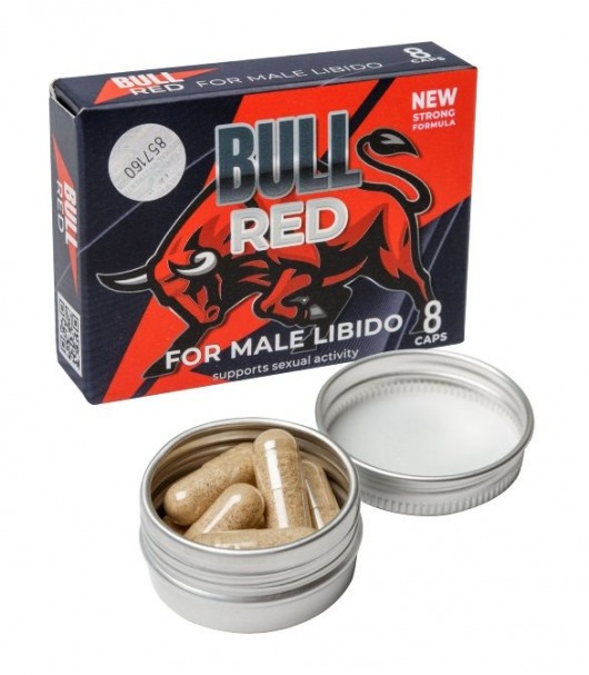 Пищевой концентрат для мужчин BULL RED - 8 капсул - Sitabella - купить с доставкой в Благовещенске