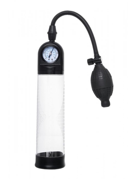 Прозрачная механическая помпа Roald с манометром - Sexus - в Благовещенске купить с доставкой