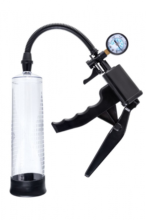 Прозрачная механическая помпа для пениса Viggo - Sexus - в Благовещенске купить с доставкой