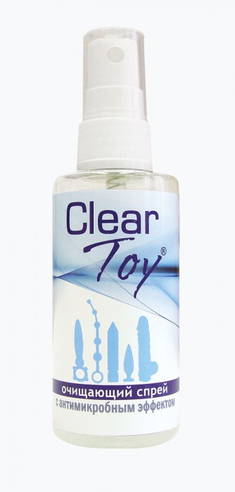 Очищающий спрей Clear Toy с антимикробным эффектом - 100 мл. - Биоритм - купить с доставкой в Благовещенске