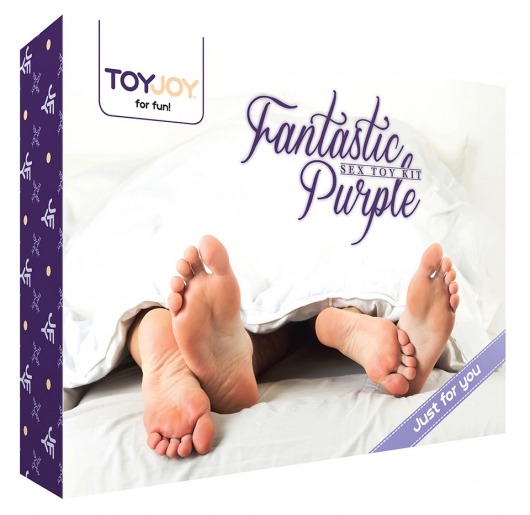 Эротический набор FANTASTIC PURPLE SEX TOY KIT - Toy Joy - купить с доставкой в Благовещенске
