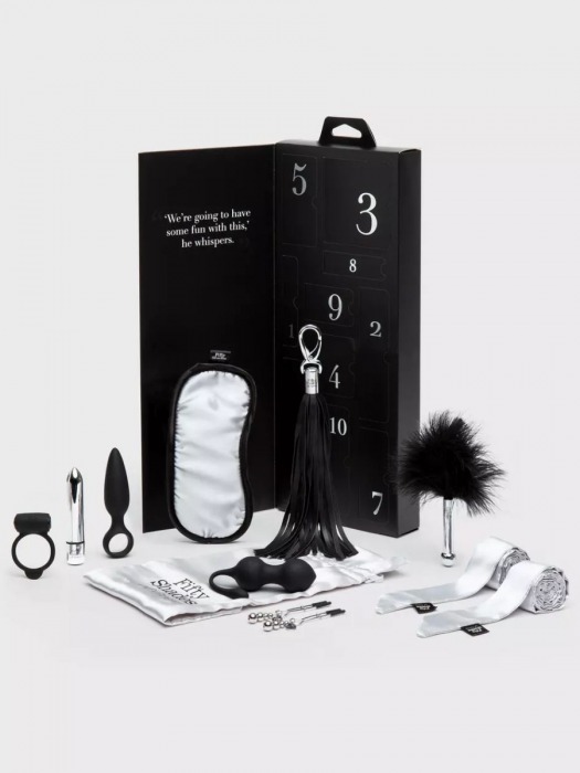Эротический набор Pleasure Overload 10 Days of Play Gift Set - Fifty Shades of Grey - купить с доставкой в Благовещенске