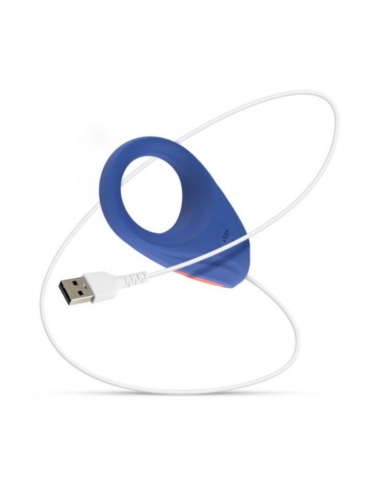 Синее эрекционное кольцо RRRING First Date Cock Ring - FeelzToys - в Благовещенске купить с доставкой