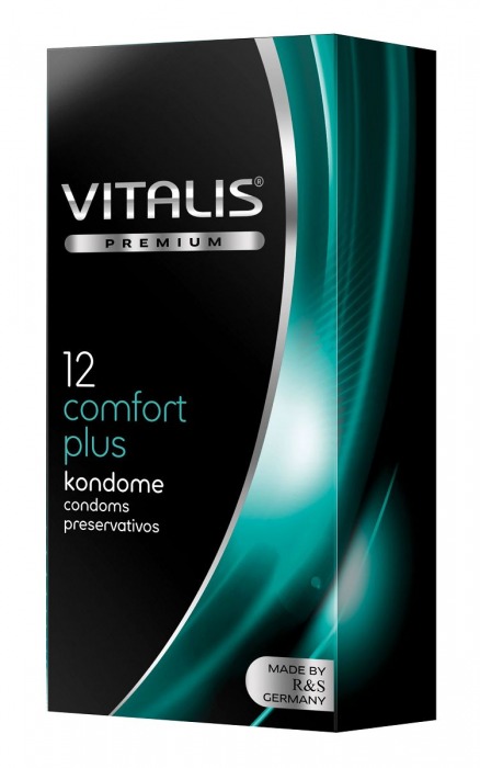 Контурные презервативы VITALIS PREMIUM comfort plus - 12 шт. - Vitalis - купить с доставкой в Благовещенске