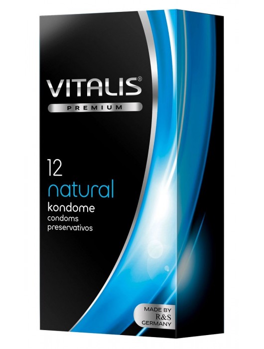 Классические презервативы VITALIS PREMIUM natural - 12 шт. - Vitalis - купить с доставкой в Благовещенске