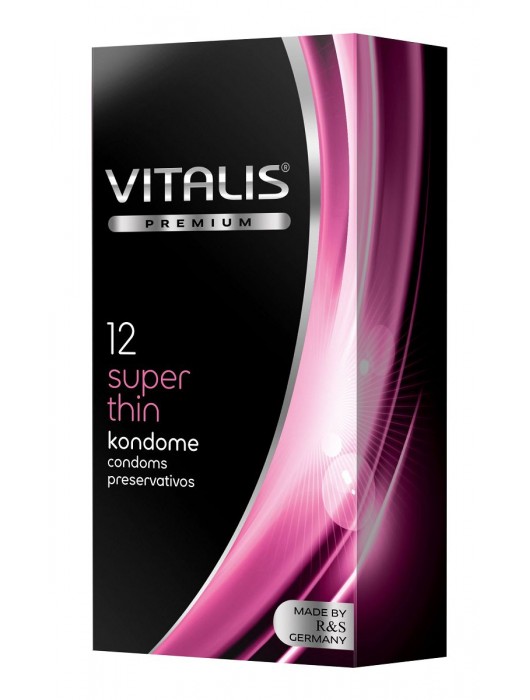 Ультратонкие презервативы VITALIS PREMIUM super thin - 12 шт. - Vitalis - купить с доставкой в Благовещенске