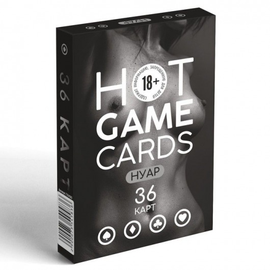 Игральные карты HOT GAME CARDS НУАР - 36 шт. - Сима-Ленд - купить с доставкой в Благовещенске