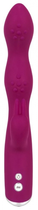 Фиолетовый вибратор A   G-Spot Rabbit Vibrator для стимуляции зон G и A - 23,6 см. - Orion