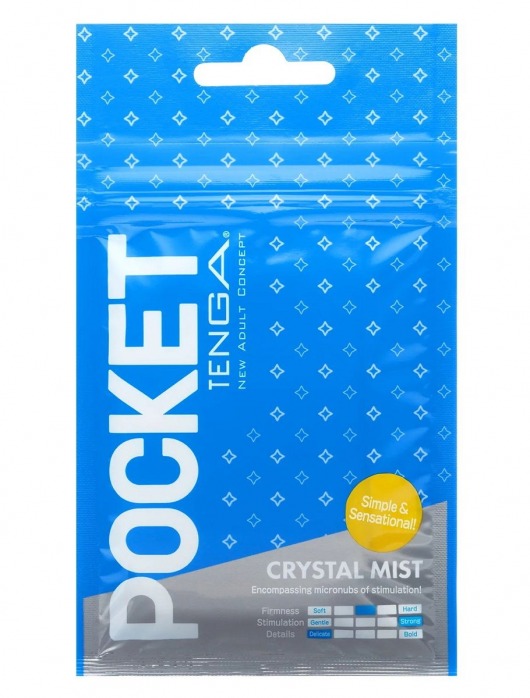Карманный мастурбатор Crystal Mist - Tenga - в Благовещенске купить с доставкой